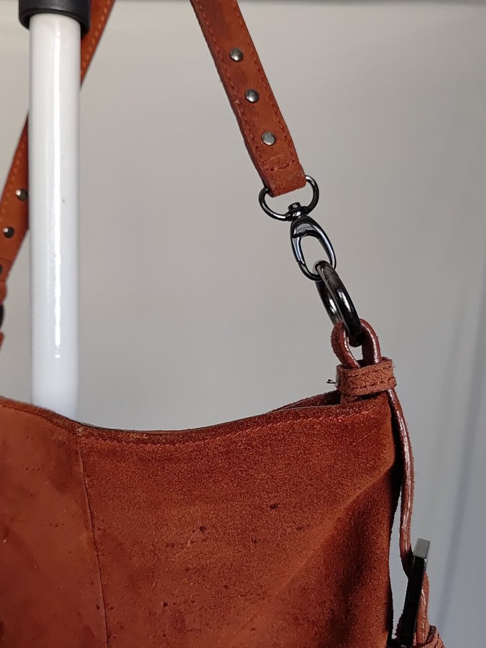 Shoulder Bag Brick Red Color - Picture 3 of 9